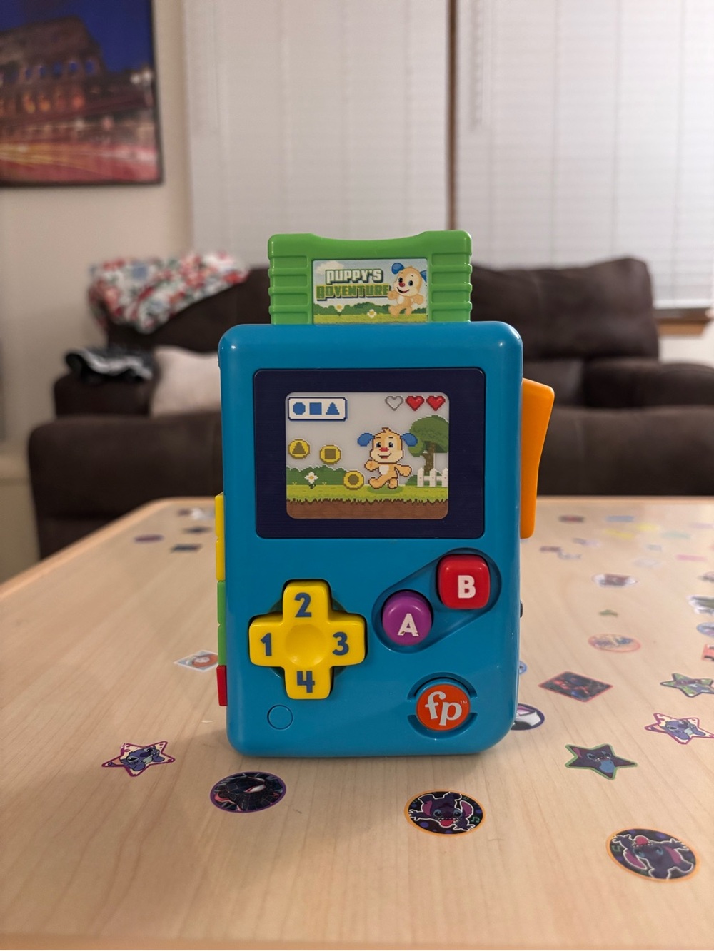 Fisher-Price Laugh & Learn Lil' Gamer Blue Edition (6-36 M) Toddler Learning Toy